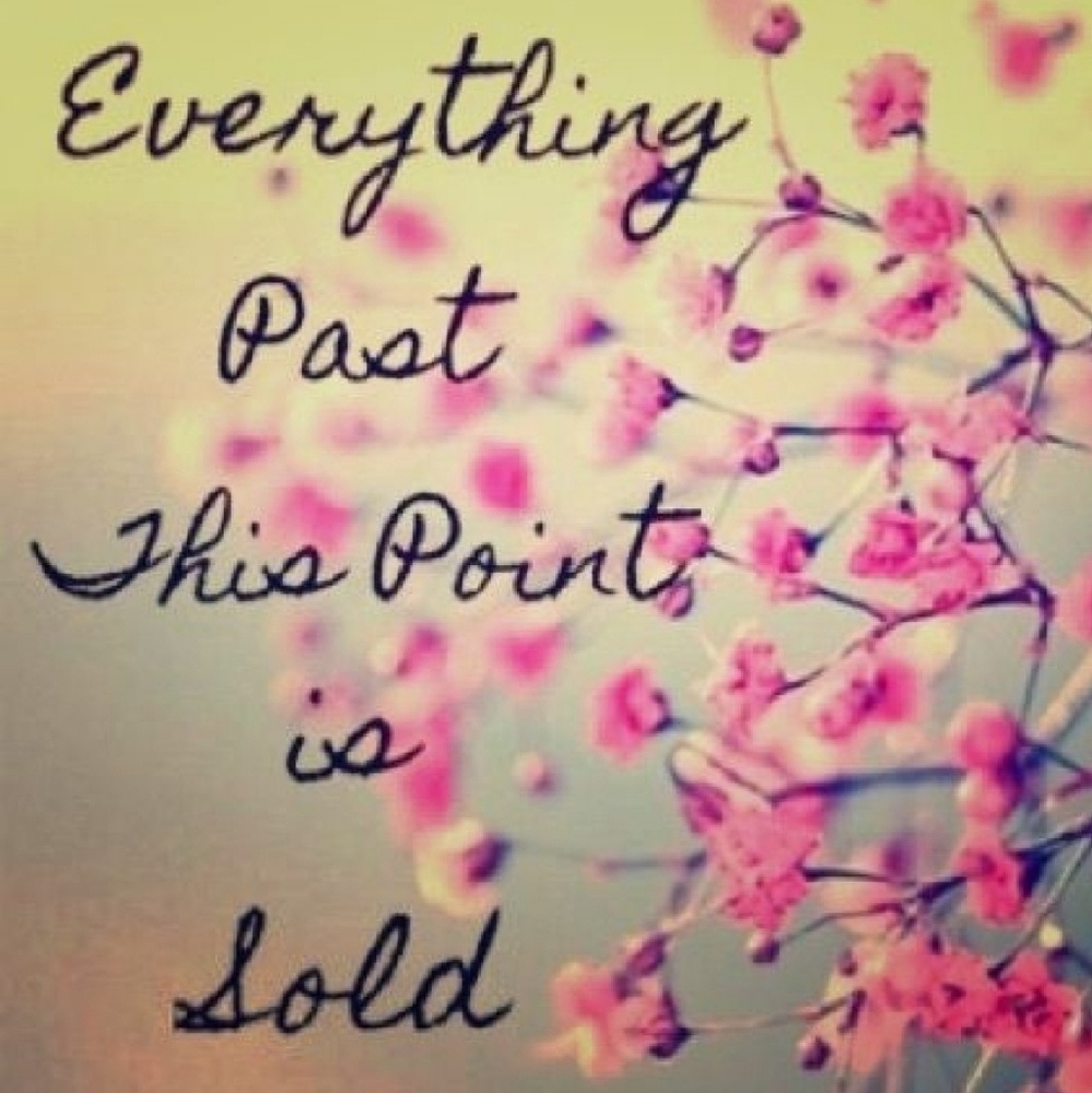 Items have been sold after this post!